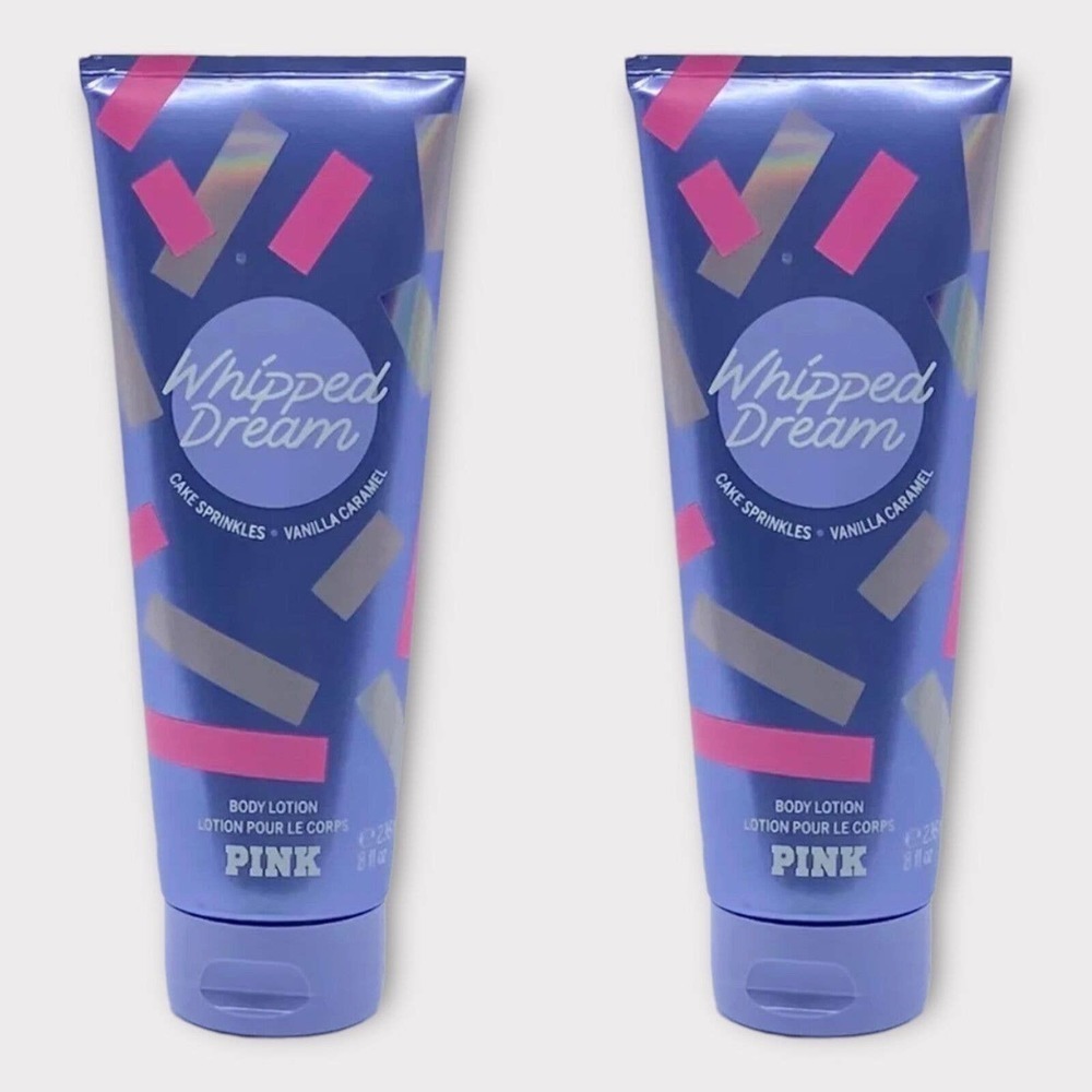 Victoria's Secret Pink Whipped Dream Body Lotion 2 Pack 8 fl oz each